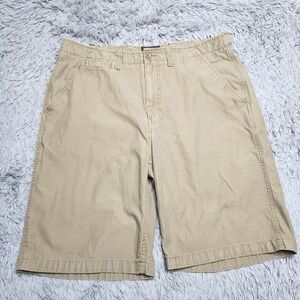 Vintage Nautica‎ Jeans Shorts Mens Size 36 Co Khaki Tan Chino Outdoor Cotton